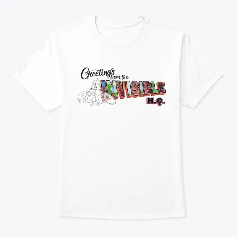 Invisible Hideout Tee - White